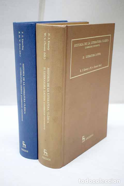 Libri di seconda mano: Historia de la literatura cl&aacute;sica: (Cambridge University)