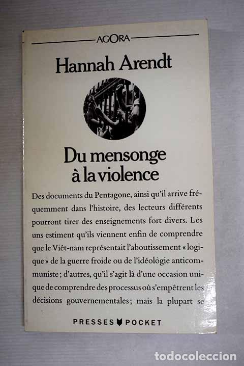 Libros: Du mensonge &agrave; la violence.- Arendt, Hannah - Foto 1