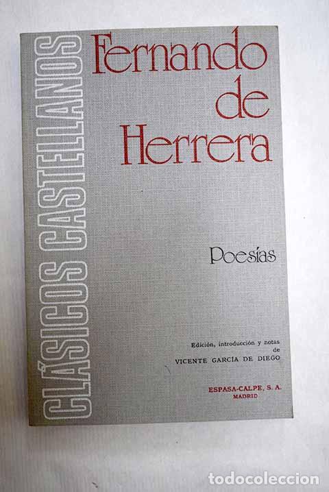 Libros: Poes&iacute;as: Herrera, Fernando de.- Herrera, Fernando de