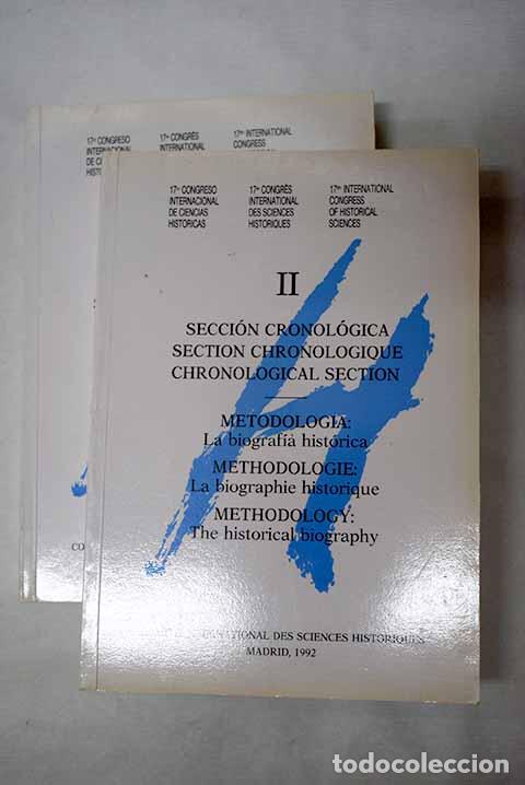Livros em segunda m&atilde;o: 17&ordm; Congreso Internacional de Ciencias Hist&oacute;ricas