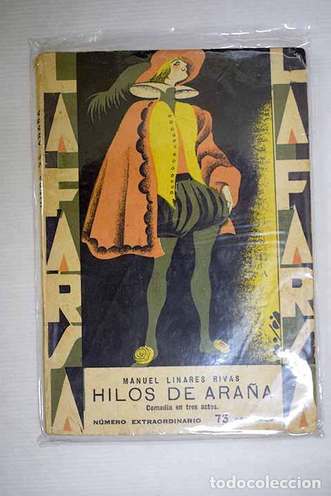 Livros em segunda m&atilde;o: Hilos de ara&ntilde;a: comedia.- Linares Rivas, Manuel