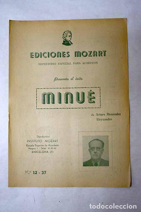 Livres: Minu&eacute;: Men&eacute;ndez Aleyxandre, Arturo.- Men&eacute;ndez Aleyxandre, Arturo