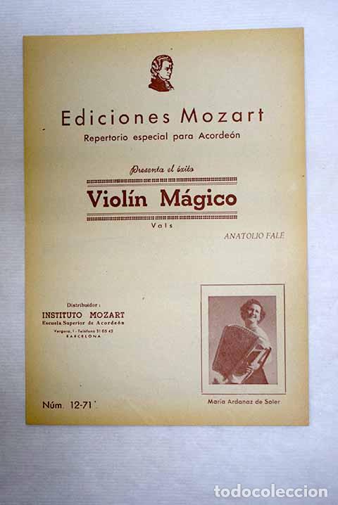 Libros: Viol&iacute;n m&aacute;gico: Fal&eacute;, Anatolio.- Fal&eacute;, Anatolio