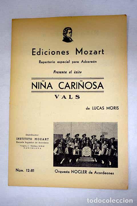 Libros: Ni&ntilde;a cari&ntilde;osa: Moris, Lucas.- Moris, Lucas