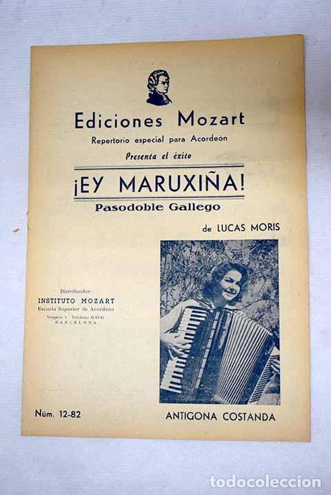 Libros: &iexcl;Ey Maruxi&ntilde;a!: Moris, Lucas.- Moris, Lucas - Foto 1