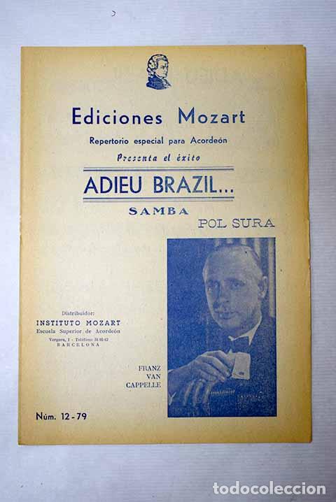 Libros: Adieu Brazil: Sura, Pol.- Sura, Pol