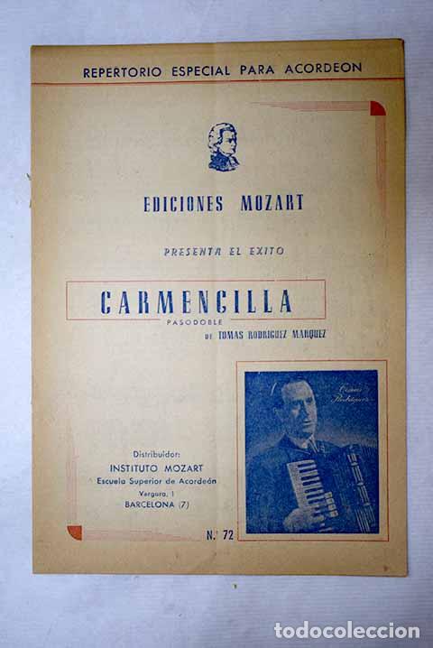 Libros: Carmencilla: Rodr&iacute;guez M&aacute;rquez, Tom&aacute;s.- Rodr&iacute;guez M&aacute;rquez, Tom&aacute;s