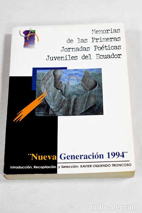 Libros: Memorias de las primeras Jornadas Poeticas Juveniles del Ecuador