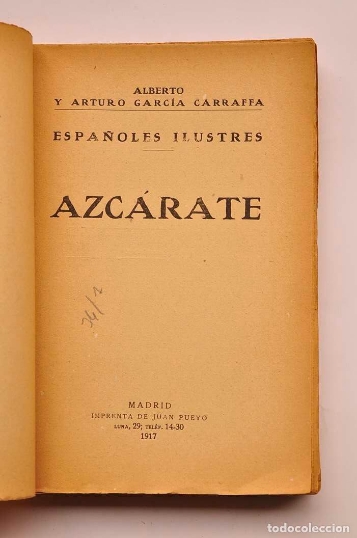 Libros: Azc&aacute;rate - GARC&Iacute;A CARRAFFA, Alberto - Foto 2