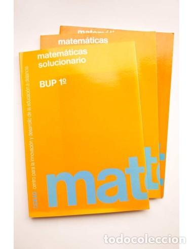 Libros: Matem&aacute;ticas. BUP 1&ordm; (3 libros) - AUTORES VARIOS - Foto 1