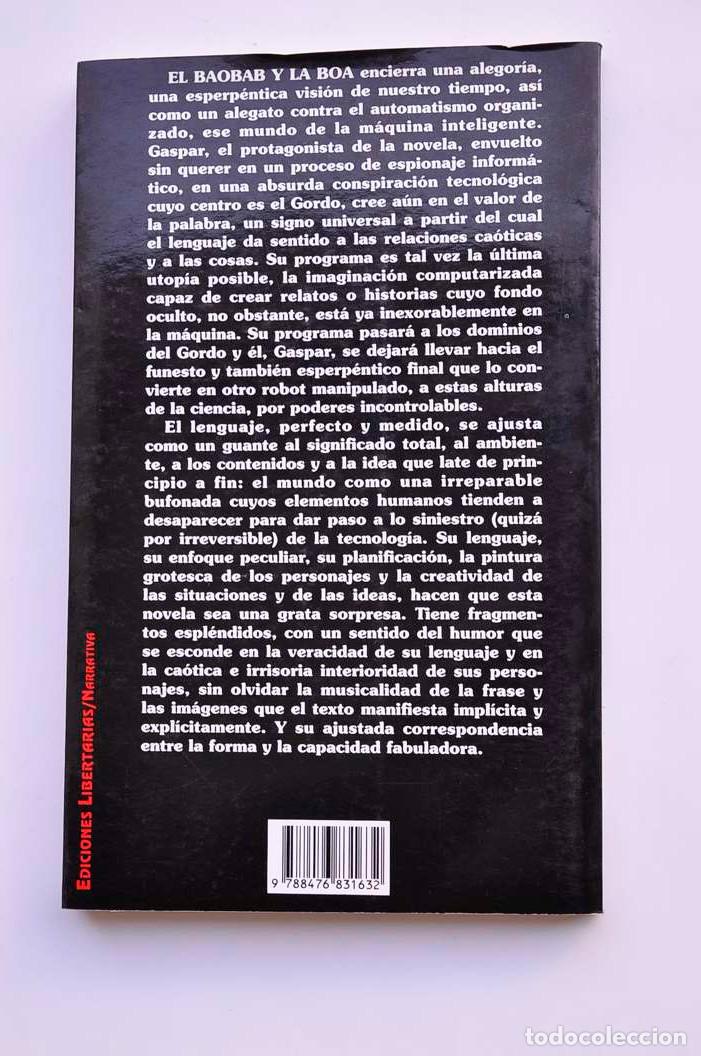 Libros: El baobab y la boa - S&Aacute;NCHEZ PRIETO, Javier - Foto 3