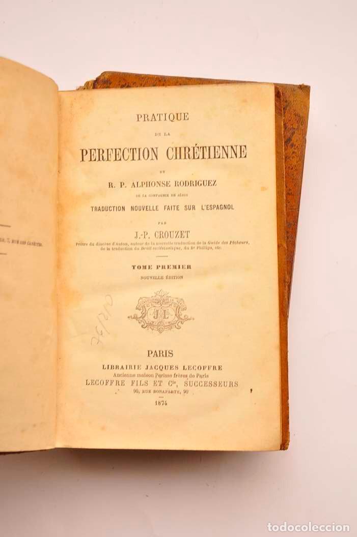 Libros: Pratique de la perfection chr&eacute;tienne - RODR&Iacute;GUEZ, Alfonso - Foto 4