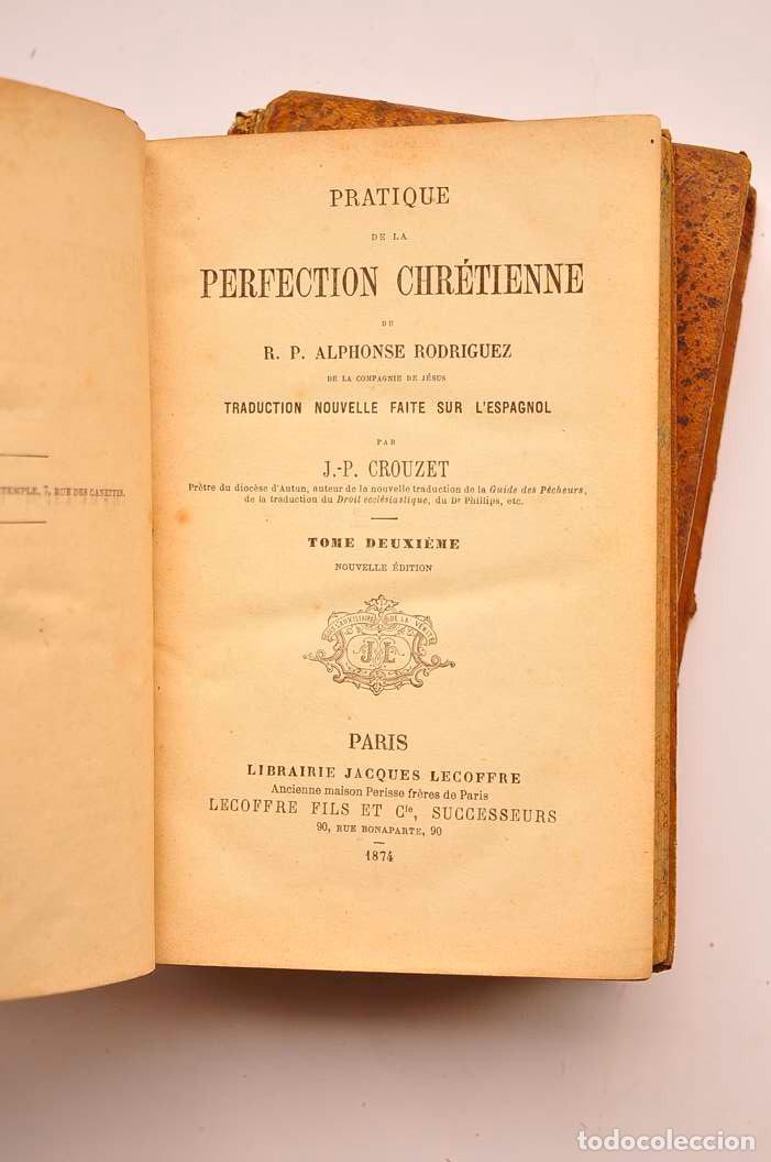 Libros: Pratique de la perfection chr&eacute;tienne - RODR&Iacute;GUEZ, Alfonso - Foto 6