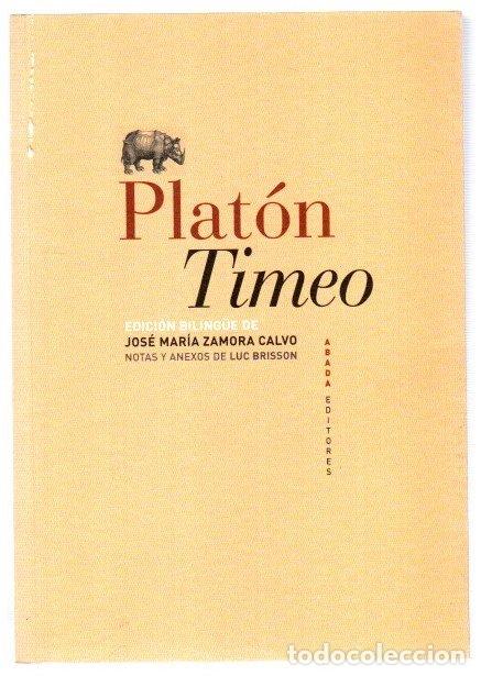 Livres: Timeo - Plat&oacute;n