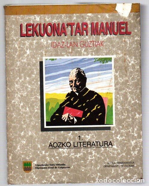 B&uuml;cher: Idaz-lan guztiak. 1. Aozko literatura - Lekuona, Manuel