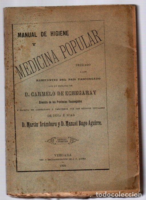 B&uuml;cher: Manual de higiene y medicina popular - Echegaray, Carmelo de