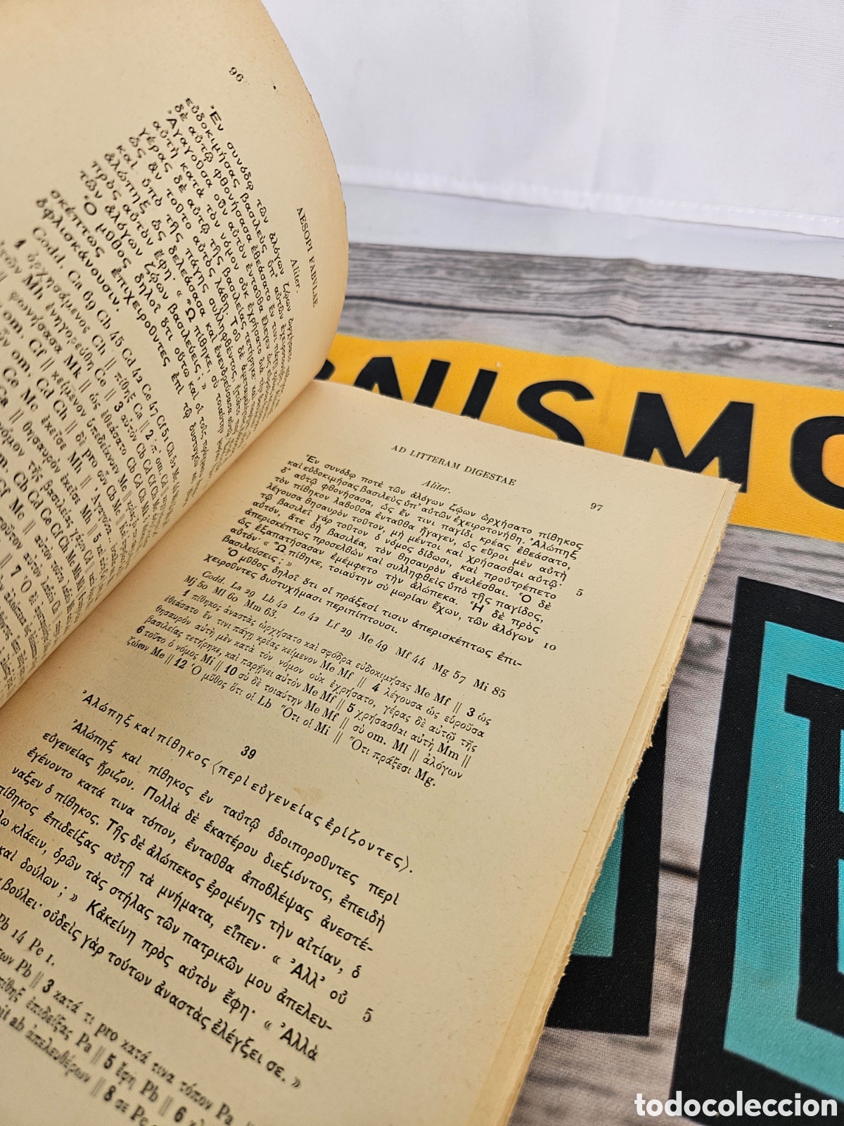 Libros: AESOPI. FABULAE I. AEMILIS CHAMBRY - Foto 3