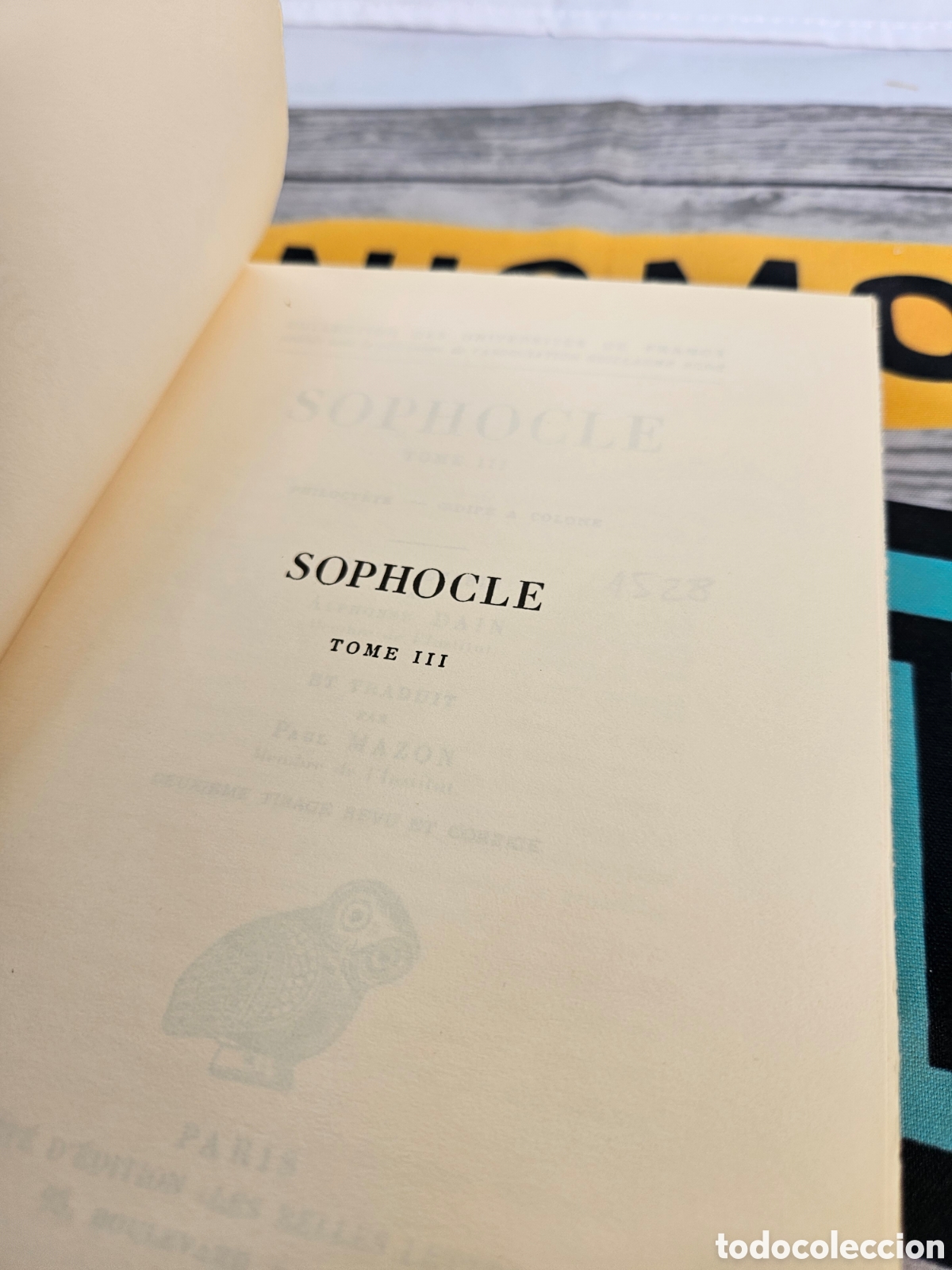 Libros: SOPHOCLE III. PHILOCTETE CEDIPE A COLONE - Foto 3