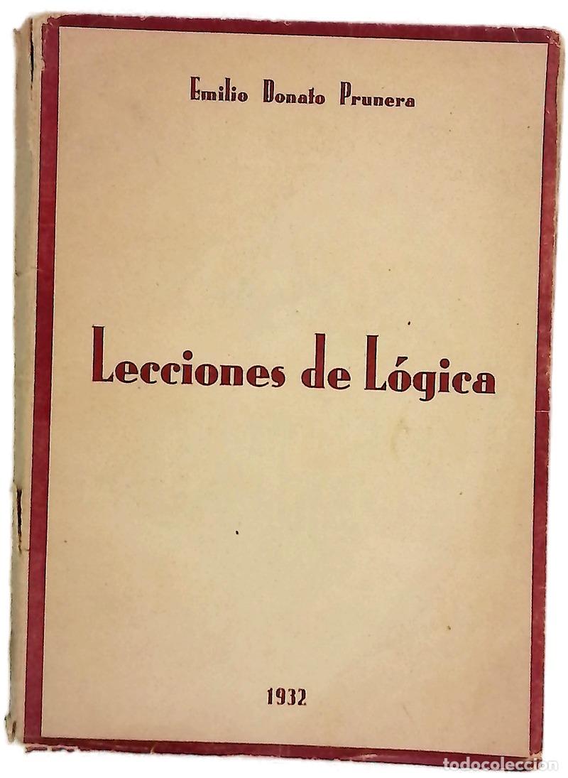 Libros: Lecciones de L&oacute;gica. Catedr&aacute;tico por oposici&oacute;n