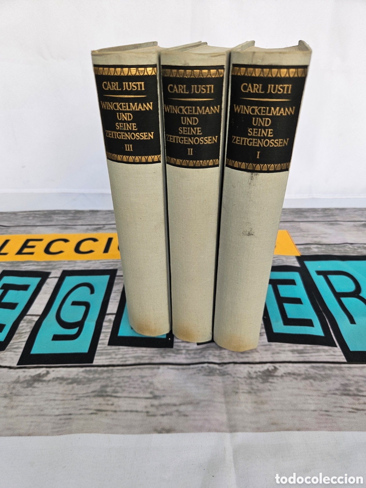 Libros: 3 TOMOS. CARL JUSTI. WINCKELMANN UND SEINE ZEITGENOSSEN I, II Y III