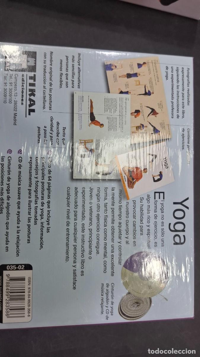 Libros: yoga mejore su salud libro mas cinturon nuevo - Foto 3