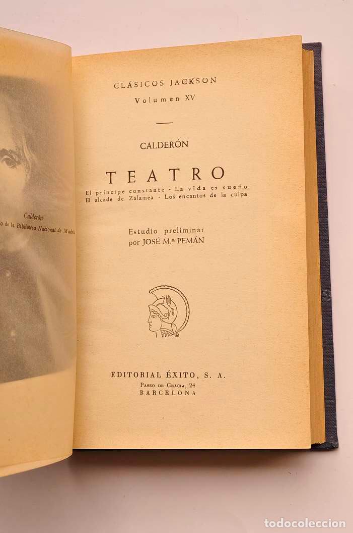 Libros: Calder&oacute;n de la Barca. Teatro - CALDER&Oacute;N DE LA BARCA, Pedro - Foto 4