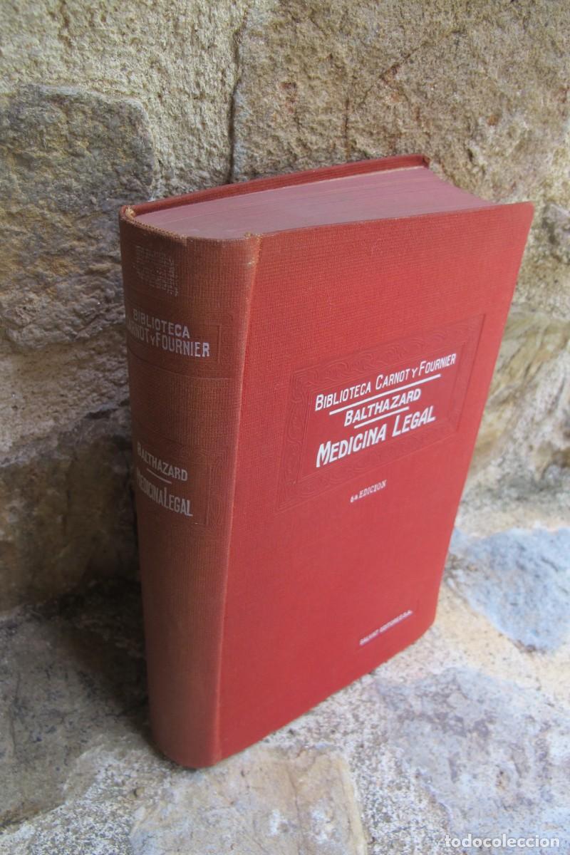 Libros: MEDICINA LEGAL. BALTHAZARD. BIBLIOTECA CARNOT Y FOURNIER