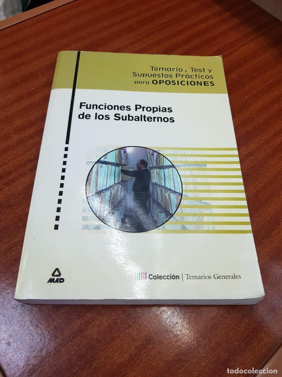 Libros: FUNCIONES PROPIAS DE LOS SUBALTERNOS - Foto 1