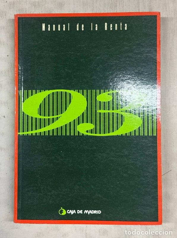 Libros: MANUAL DE LA RENTA - Caja de Madrid - Foto 1