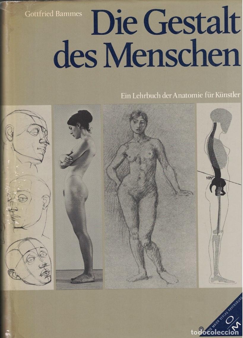 Livres: DIE GESTALT DES MENSCHEN. Ein Handbuch der Anatomie f&uuml;r K&uuml;nstler. (La forma Humana. Libro de texto -