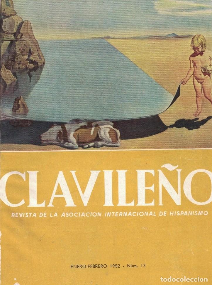 Livres: CLAVILE&Ntilde;O. Revista de la Asociaci&oacute;n Internacional de Hispanismo. A&ntilde;o III. N&uacute;m. 13, Enero-Febrero 19