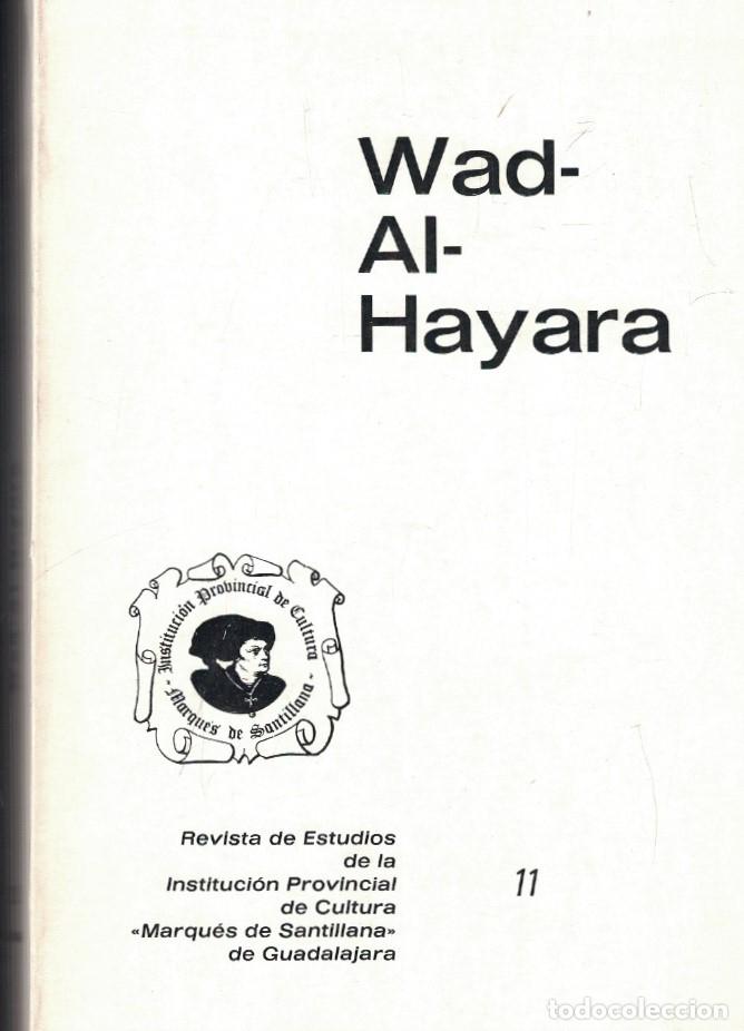 Libros: WAD-AL-HAYARA. Revista de Estudios de la instituci&oacute;n provincial de cultura &ldquo;Marqu&eacute;s de Santillana&rdquo;.