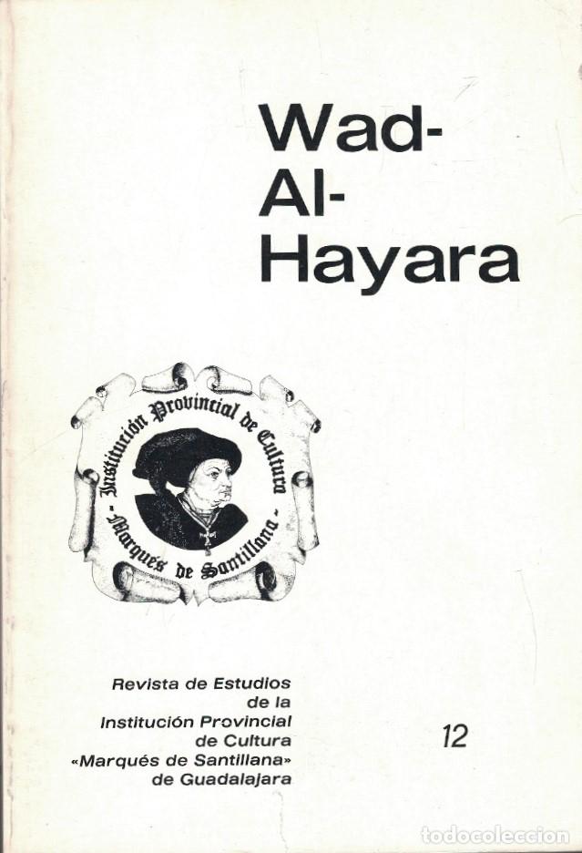 Libros: WAD-AL-HAYARA. Revista de Estudios de la instituci&oacute;n provincial de cultura &ldquo;Marqu&eacute;s de Santillana&rdquo;.