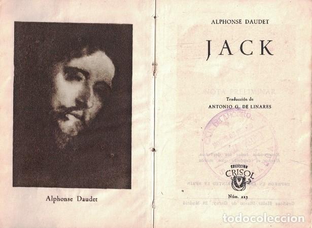 B&uuml;cher: JACK. - Daudet. Alphonse,