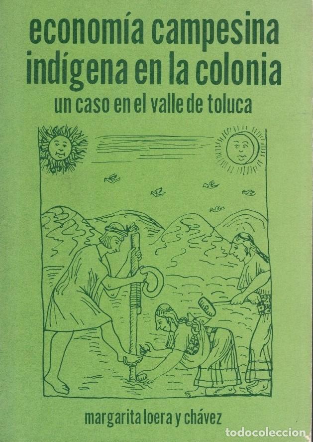 Libros: ECONOM&Iacute;A CAMPESINA IND&Iacute;GENA EN LA COLONIA. Un caso en el Valle de Toluca. - Loera y Ch&aacute;vez. Margari