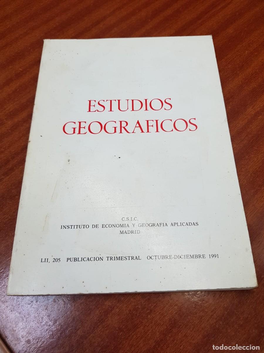 Libros: ESTUDIOS GEOGRAFICOS-C.S.I.C-1991