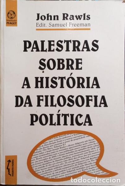 Libros: RAWLS. (John) - PALESTRAS SOBRE HIST&Oacute;RIA DA FILOSOFIA POL&Iacute;TICA.