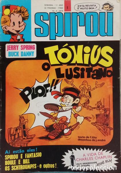Libros: SPIROU, 1.&ordm; ANO, 2.&ordf; S&Eacute;RIE: N.&ordm; 1, ABRIL 1979 - N.&ordm; 32, NOVEMBRO 1979. [32 N&Uacute;MEROS, COMPLETO]