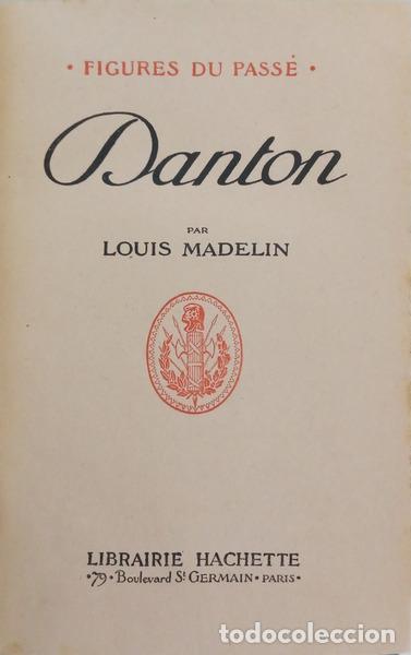 Libros: MADELIN. (Louis) - DANTON. - Foto 2