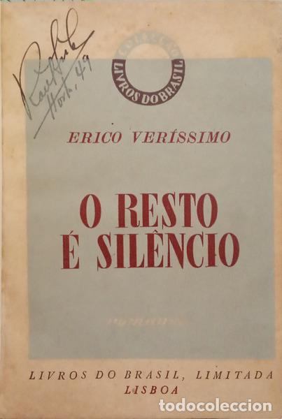 B&uuml;cher: VER&Iacute;SSIMO. (Erico) - RESTO &Eacute; SIL&Ecirc;NCIO.