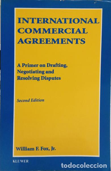 B&uuml;cher: FOX. (William F.) - INTERNATIONAL COMMERCIAL AGREEMENTS.