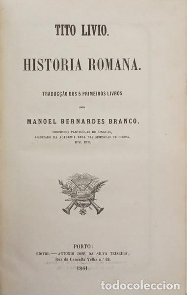 Libros: LIVIO. (Tito) - HISTORIA ROMANA. [2 VOLS.]