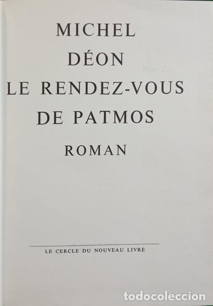 Libros: D&Eacute;ON. (Michel) - LE RENDEZ-VOUS DE PATMOS. - Foto 2