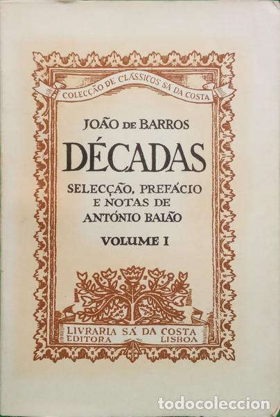 B&uuml;cher: BARROS. (Jo&atilde;o de) - D&Eacute;CADAS. [3.&ordm; EDI&Ccedil;&Atilde;O] [4 VOLS]