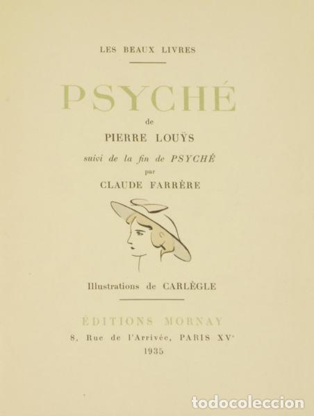 Libros: LOUYS. (Pierre) - PSYCH&Eacute;. - Foto 2