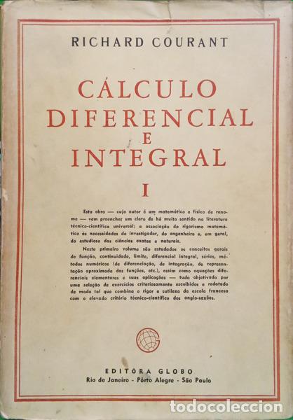 B&uuml;cher: COURANT. (Richard) - C&Aacute;LCULO DIFERENCIAL E INTEGRAL. [2 VOLS.]