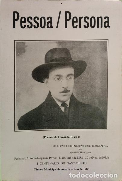 Libros: PESSOA. (Fernando) - PESSOA/PERSONA.