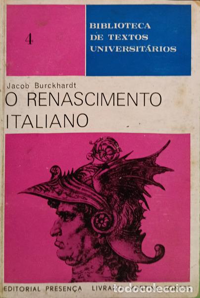 Libri di seconda mano: BURCKHARDT. (Jacob) - O RENASCIMENTO ITALIANO.