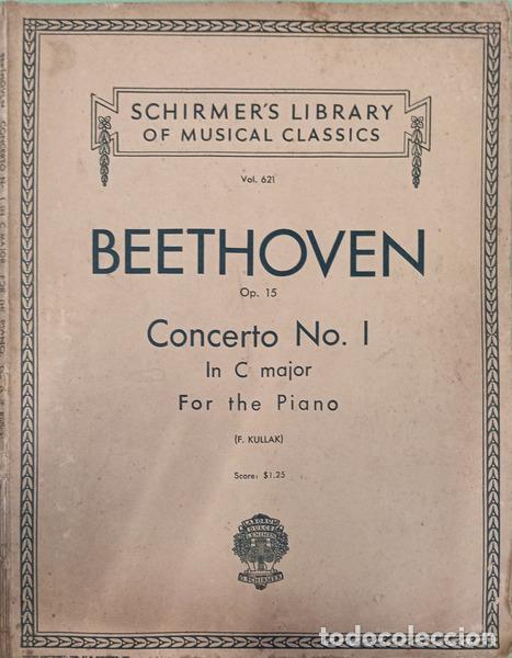 Libri di seconda mano: BEETHOVEN. (Ludwig Van) - CONCERTO N&ordm;. 1 FOR THE PIANO.