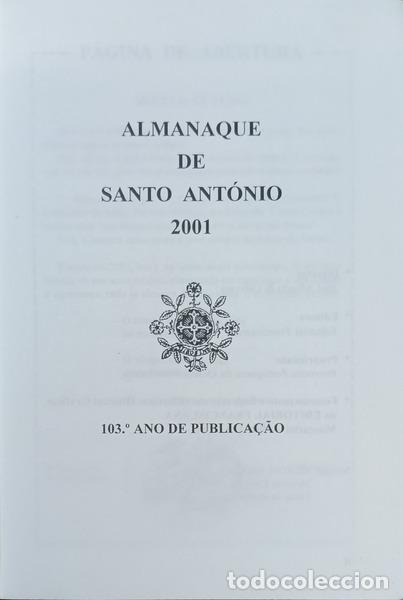 Libros: ALMANAQUE DE SANTO ANT&Oacute;NIO 2000. - Foto 2